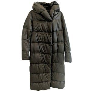 lululemon Cloudscape Wrap Down Jacket Size 6 Dark Olive Wind/Water Resistant